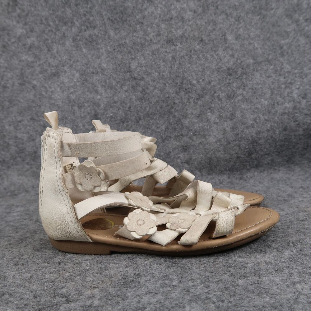 Carters Shoes Toddler Kids 9 Sandals Gladiator Heel Zip Casual Strappy Open Toe